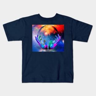 Glass sphere with vision Kids T-Shirt